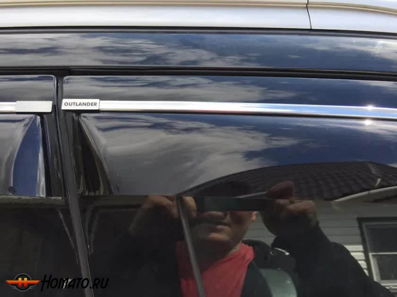 Дефлекторы окон Mitsubishi Outlander 2012+/2015+ | Cobra
