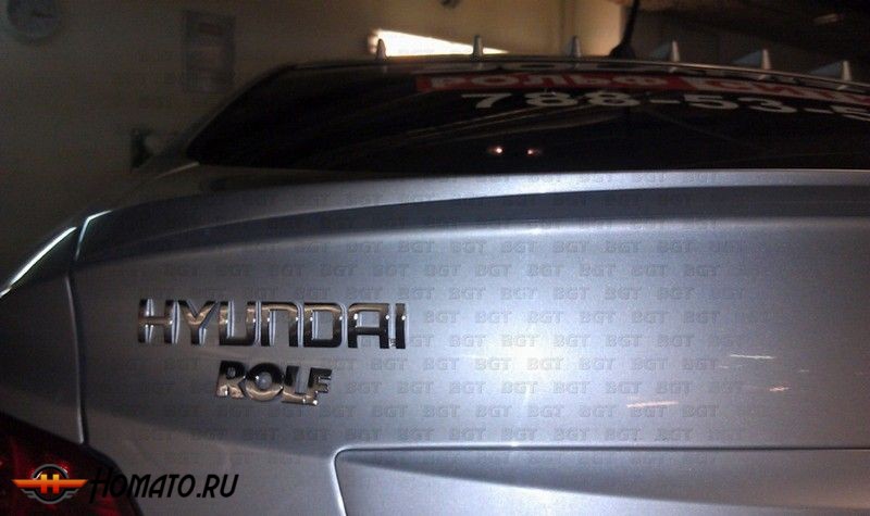 Спойлер для Hyundai Solaris Sedan «2010+»