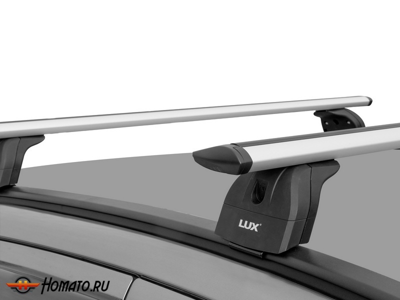 Багажник на крышу Peugeot 4008 | на низкие рейлинги | LUX БК-2