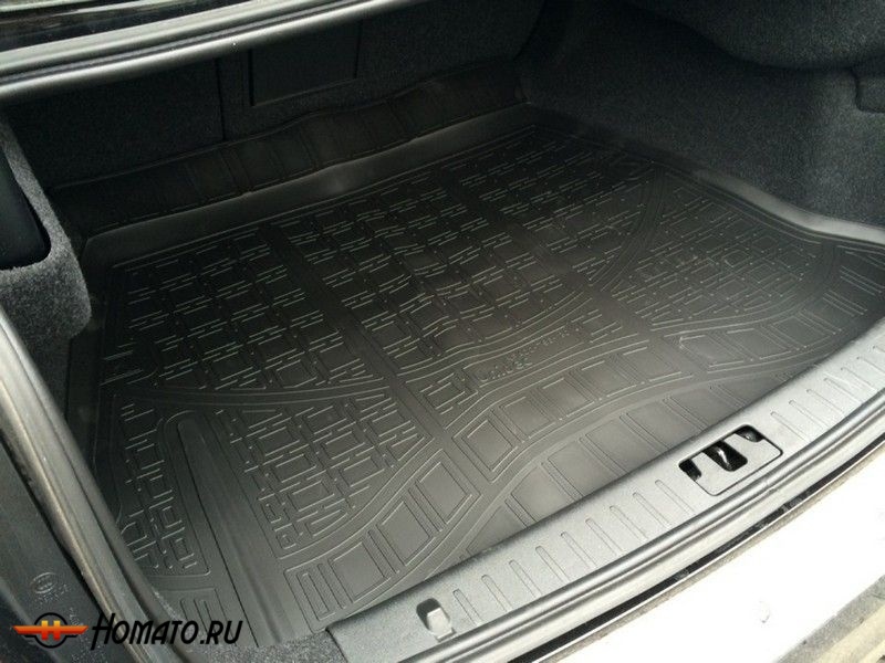 Коврик в багажник JETOUR X70 PLUS (разложенный 3-й ряд) | черный, Norplast