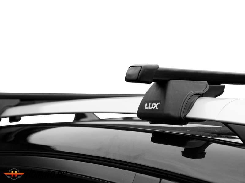 Багажник на крышу для Mercedes-Benz E W211 (2002-2009) универсал | на рейлинги | LUX Классик и LUX Элегант