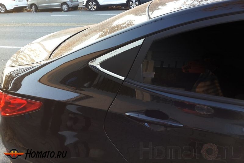 Хром молдинг заднего стекла хром для Hyundai Solaris Sedan 2014+