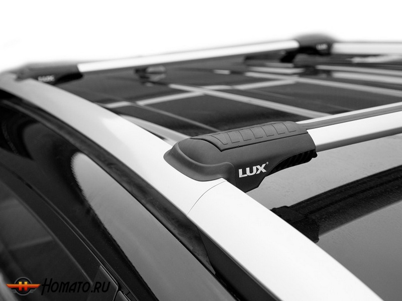 Багажник на Mitsubishi Grandis 1 (2003-2011) | на рейлинги | LUX ХАНТЕР L43