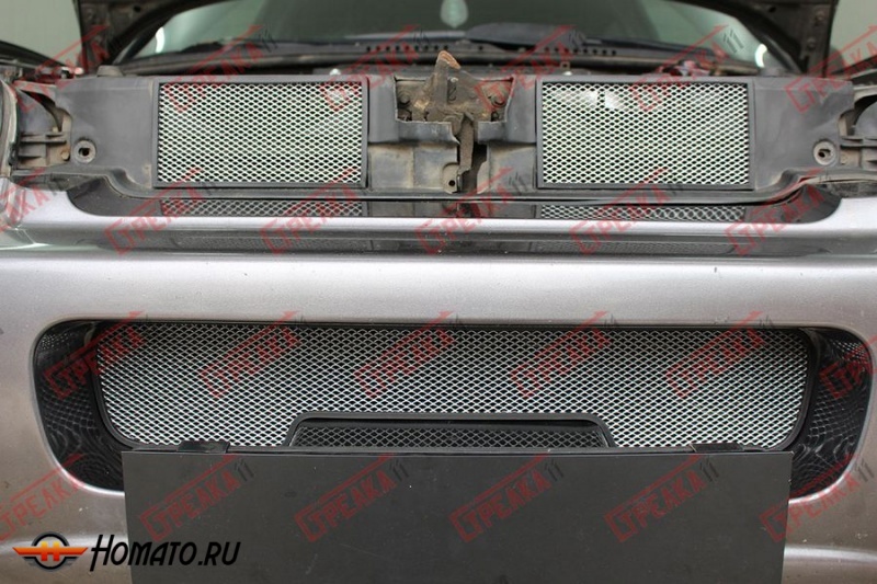 Защита радиатора для Hyundai Santa Fe 1 (2000-2006; 2007- ТАГАЗ) | Стандарт