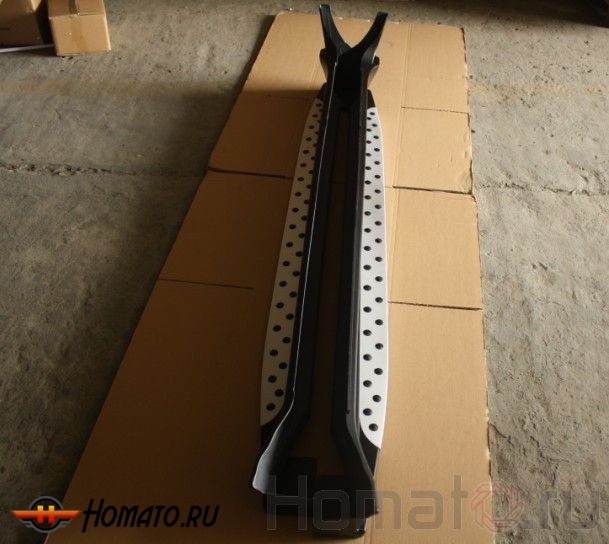Пороги OEM bmw style для GREAT WALL Hover H3/H5 "10-