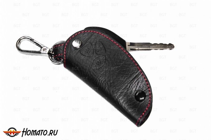 Брелок «кожаный чехол» для ключа Toyota: Avensis, Camry V40, V50, Corolla «2008+», Verso