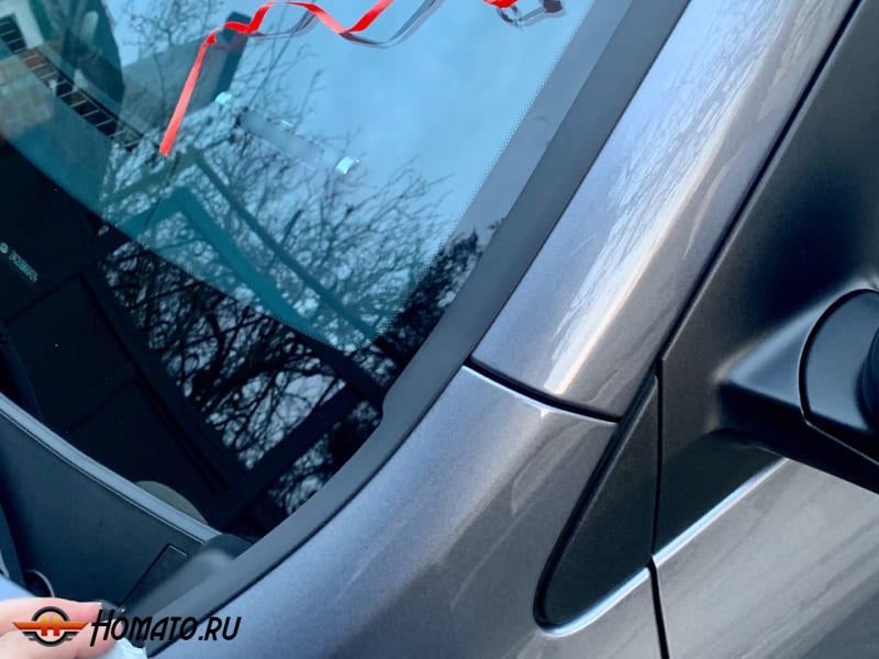 Водосток дефлектор лобового стекла для Volkswagen Caddy III рестайлинг 2010-