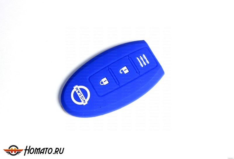 Силиконовый чехол на смарт-ключ Nissan | 3 кнопки
