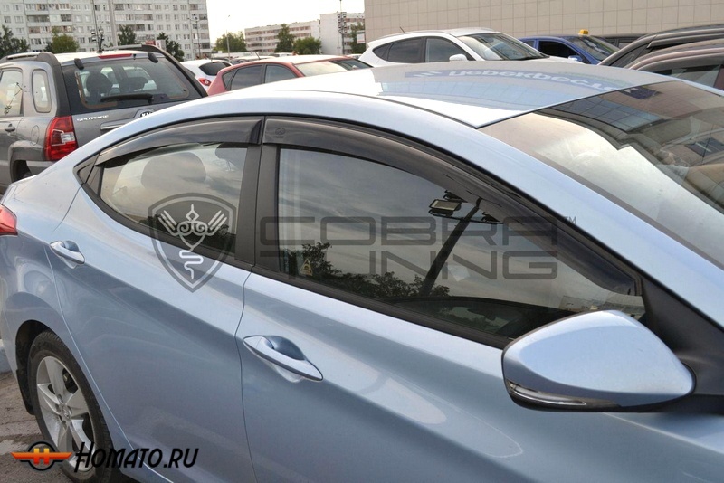 Дефлекторы окон Hyundai Elantra 5 2011-2016 | Cobra