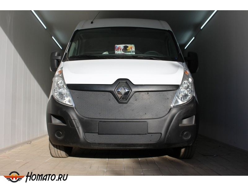 Зимняя защита радиатора Renault Master 2014+ | на стяжках