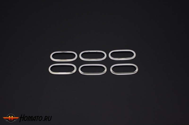 Окантовки на боковые рефлекторы, нерж., 6 частей для MERCEDES Sprinter W906