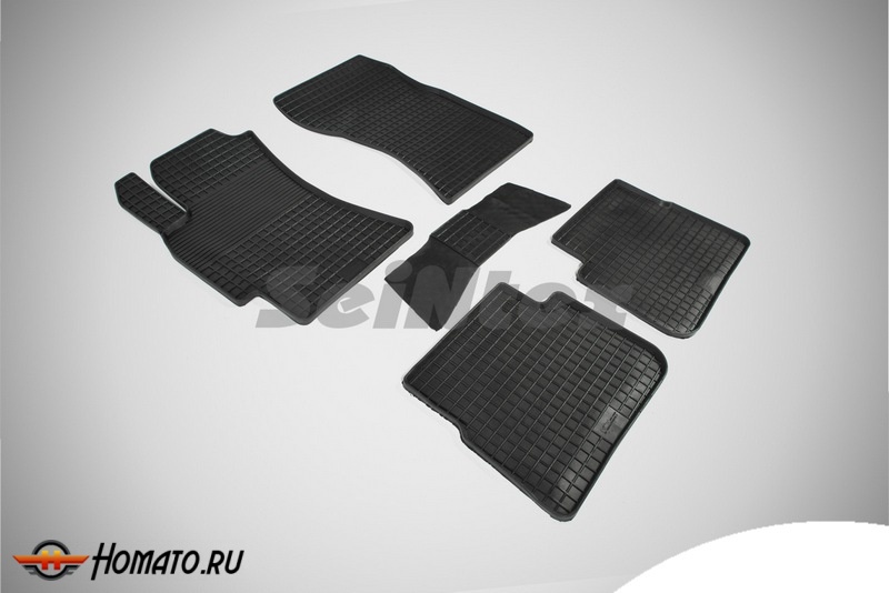 Коврики для Subaru Forester 2008-2012 | СЕТКА, резиновые, с бортами, Seintex
