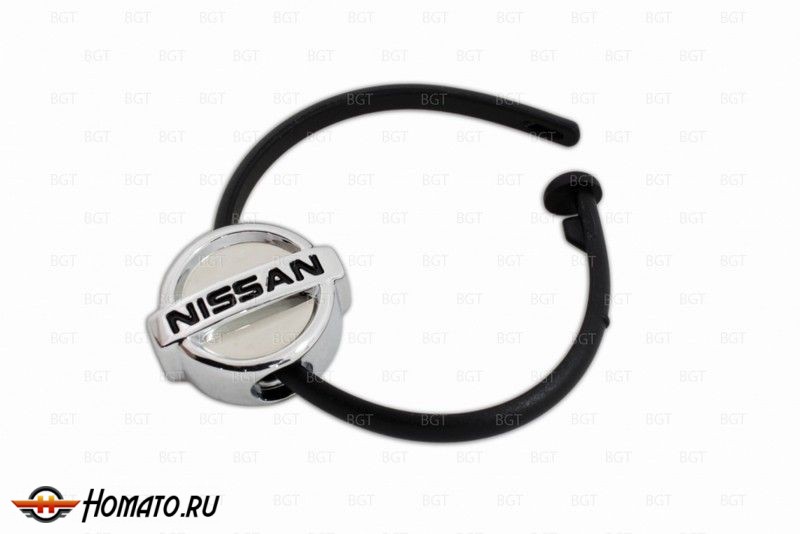 Брелок с металлическим логотипом Nissan «Silver»