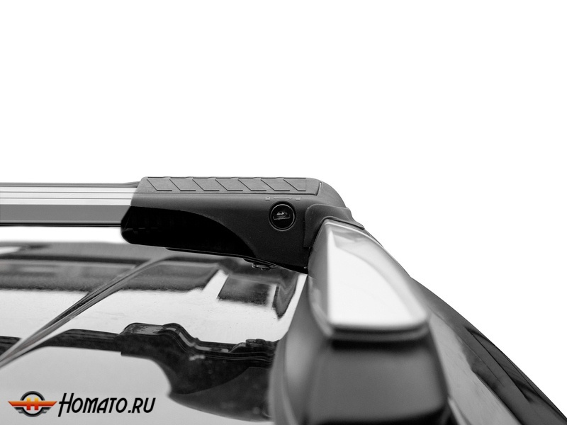 Багажник на Renault Clio 4 (2012-2019) универсал | на рейлинги | LUX ХАНТЕР L43