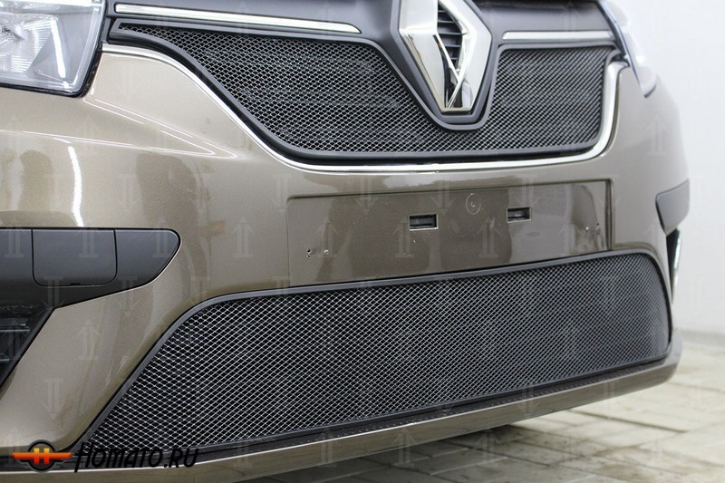 Защита радиатора для Renault Logan 2018+ рестайл | Стандарт