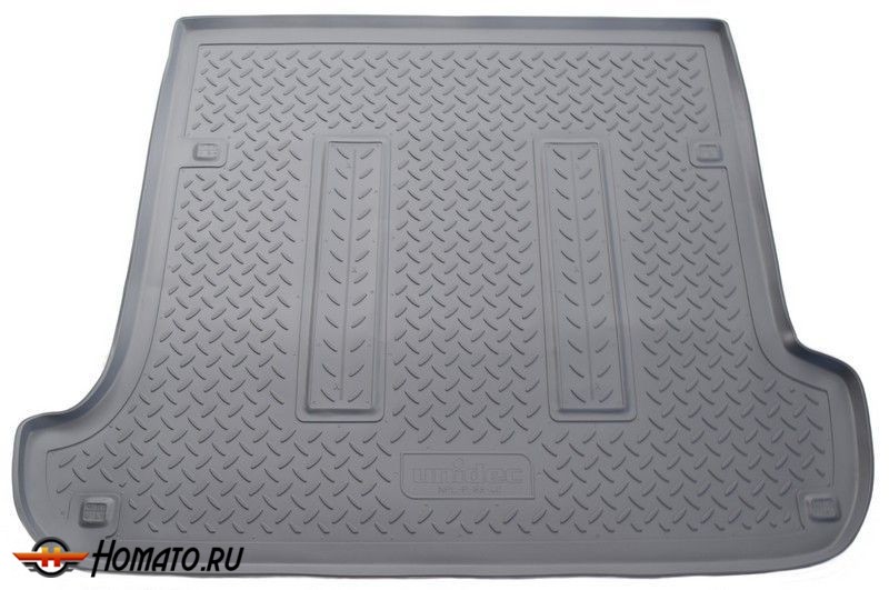 Коврик в багажник Toyota LC-120 Prado (J120) (2002-2010)\ Lexus GX 470 (J12) (2002-2009) (серый) | Norplast