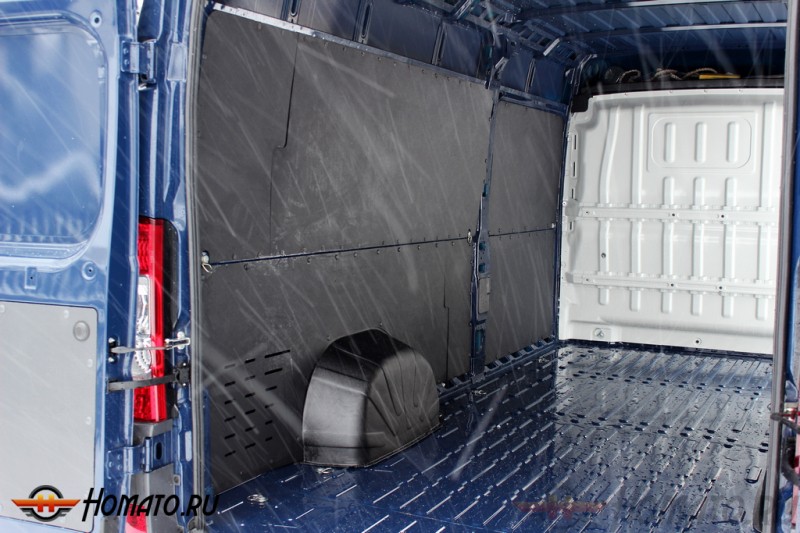 Обшивка внутренних колесных арок (грузового отсека) для Peugeot Boxer 2006-2013 и 2015+ (250 и 290 кузов) | шагрень/глянец | вариант 2