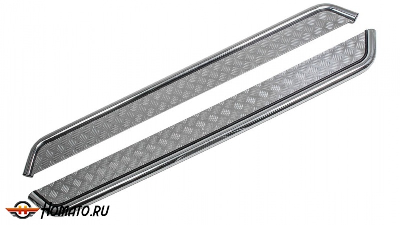 Пороги подножки Lada Largus / Cross 2012+/2021+ | алюминиевые или нержавеющие