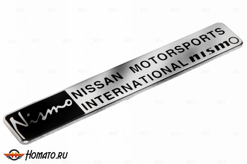 Шильд "Nismo Motorsports" Для Nissan, Самоклеящийся
