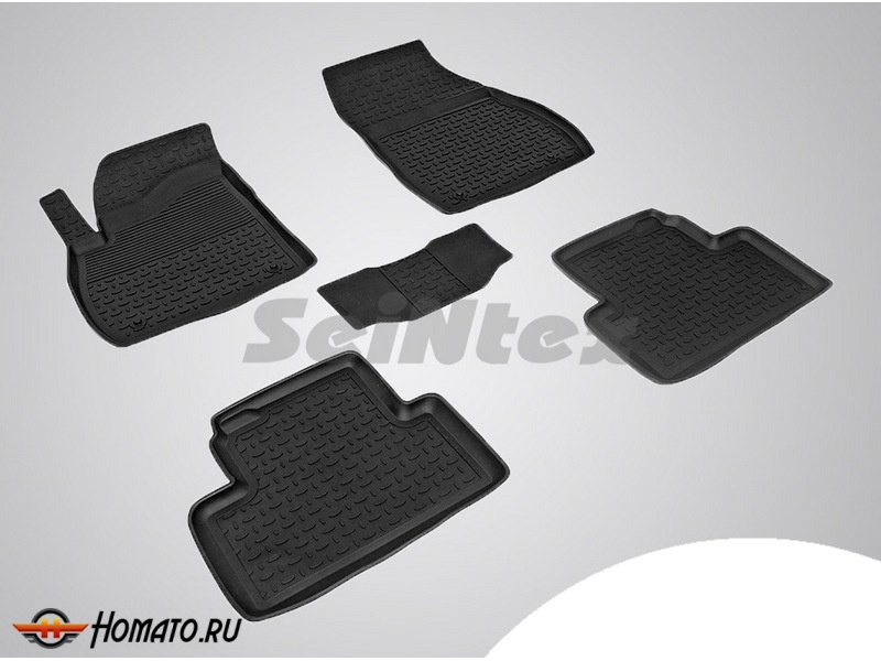 Резиновые коврики Opel Zafira C 2012-2019 | с высокими бортами | Seintex