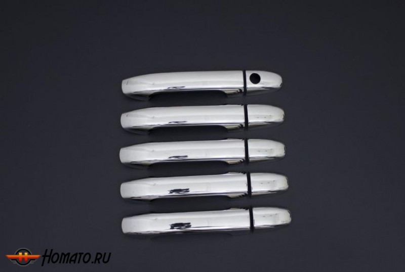 Накладки на дверные ручки для Mercedes Vito 2015+ | нержавейка, 5 дверей (без сенсора)