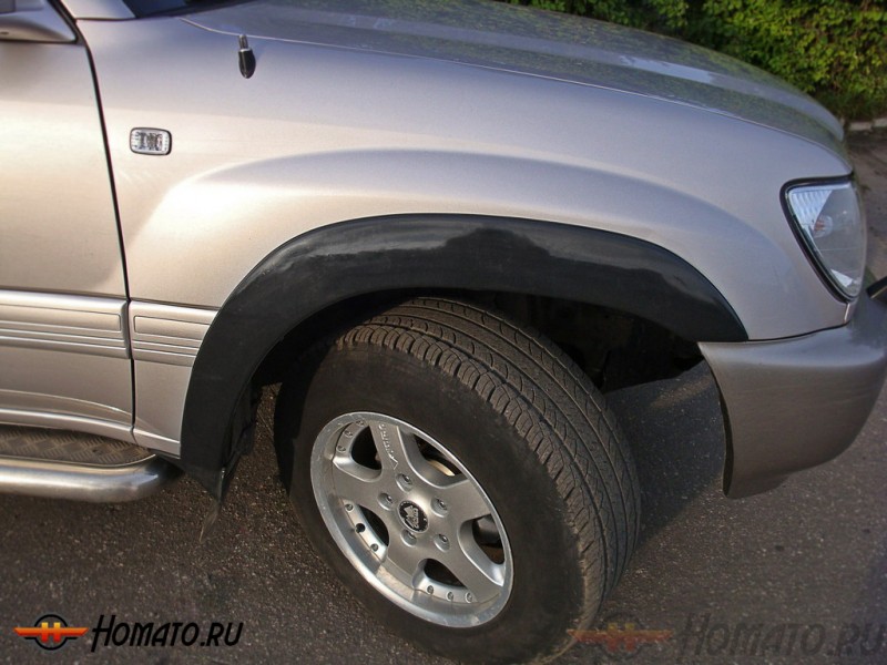 Расширители колесных арок для Toyota LC 100 1998-2007 | шагрень