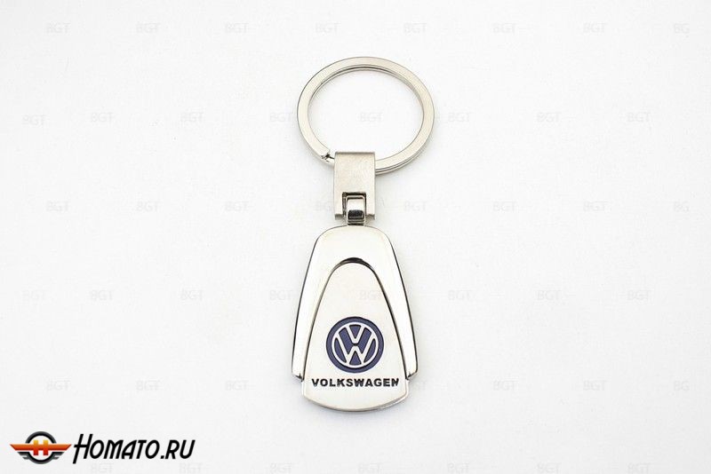Брелок металлический с логотипом "Volkswagen" «Silver»
