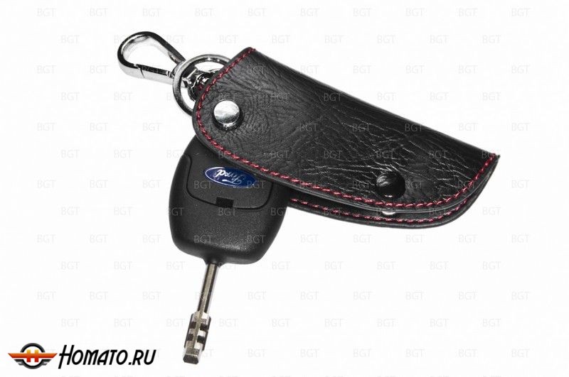 Брелок «кожаный чехол» для ключа Ford: Fiesta, Fusion, Transit | без логотипа