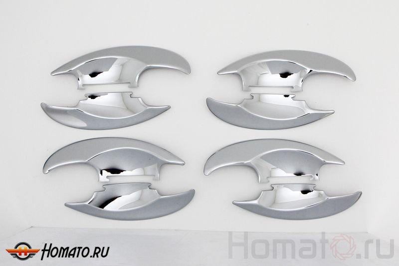 Хром накладки под ручки дверей для Hyundai Sonata YF