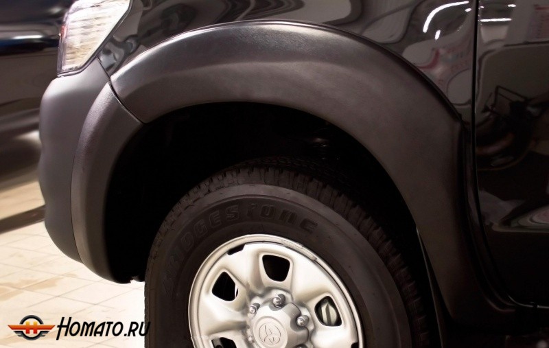 Расширители колесных арок для Toyota Hilux 2013-2015 | глянец (под покраску)