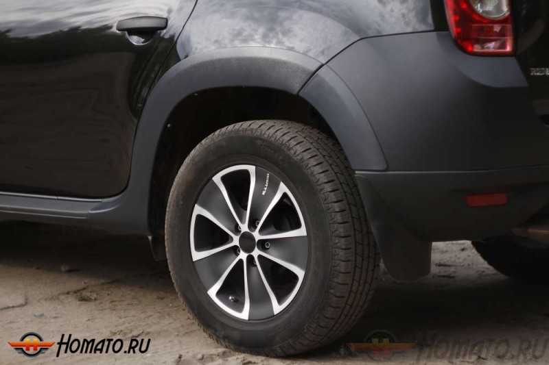 Расширители колесных арок для Renault Duster 2010-2014 | шагрень