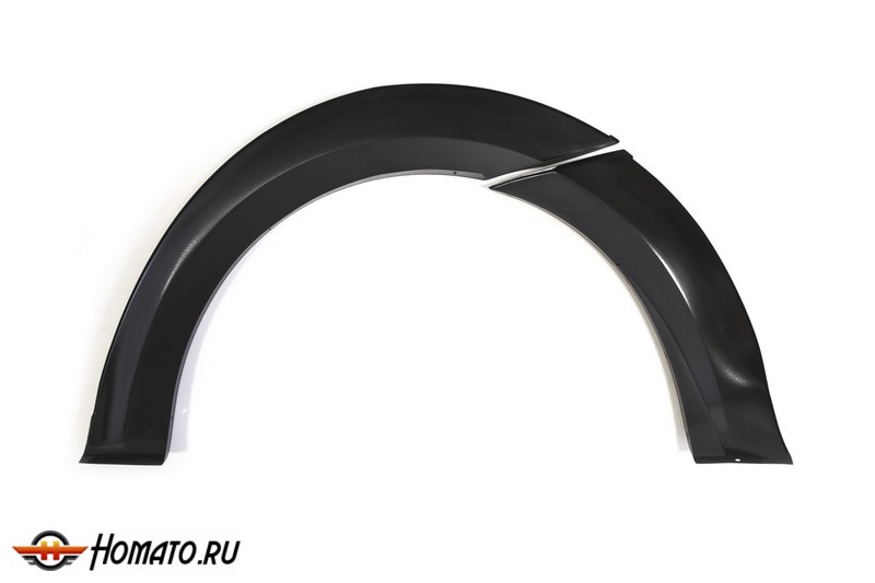 Расширители колёсных арок с выносом 10 мм для Renault Logan (2010-2013) рестайл | глянец (под покраску)
