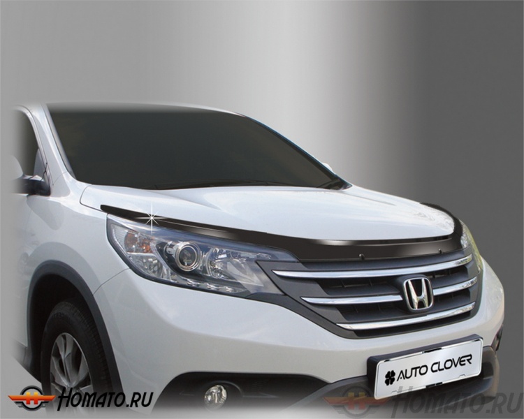 Дефлектор капота черный Autoclover «Корея» для Honda CR-V 4 2012+/2015+