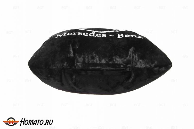 Подушка в салон автомобиля "Mercedes", Цвет: Черный вар.1