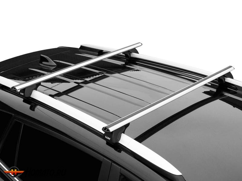 Багажник на крышу для Mercedes-Benz C W204 (2006-2015) универсал | на рейлинги | LUX Классик и LUX Элегант