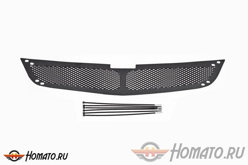 Защитная сетка решетки радиатора Chevrolet Cobalt 2013+ (седан) | шагрень