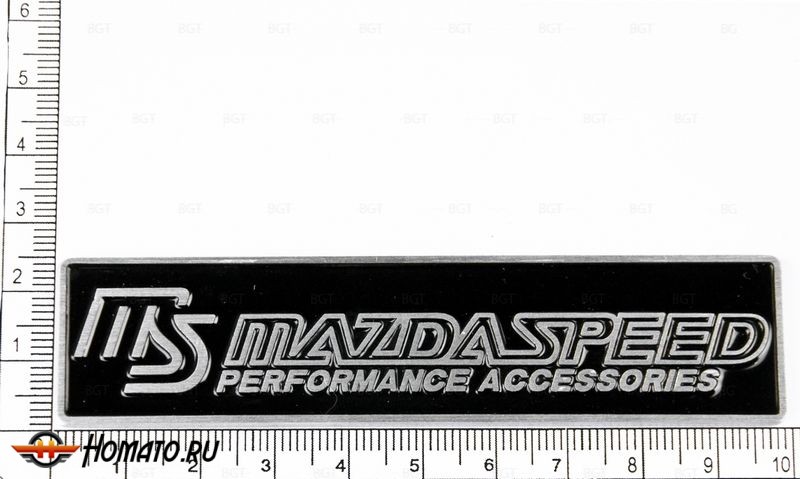 Шильд "MAZDA SPEED" Для Mazda, Самоклеящийся. 1 шт. вар.4