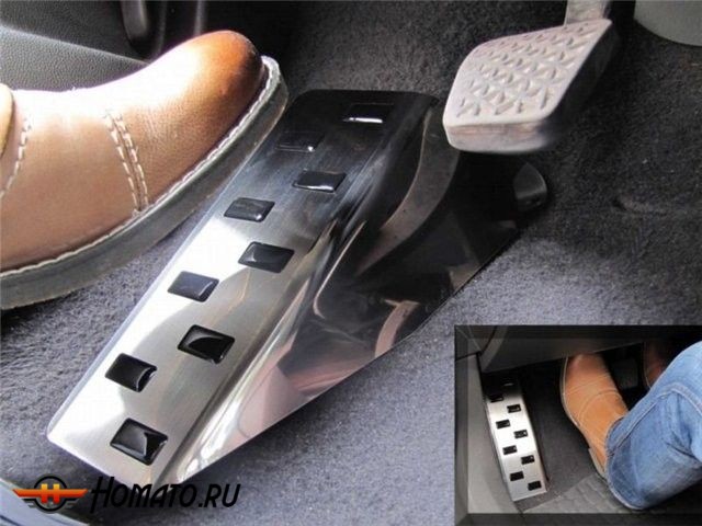 Накладка под левую ногу, нерж.сталь для VW Passat «B7»