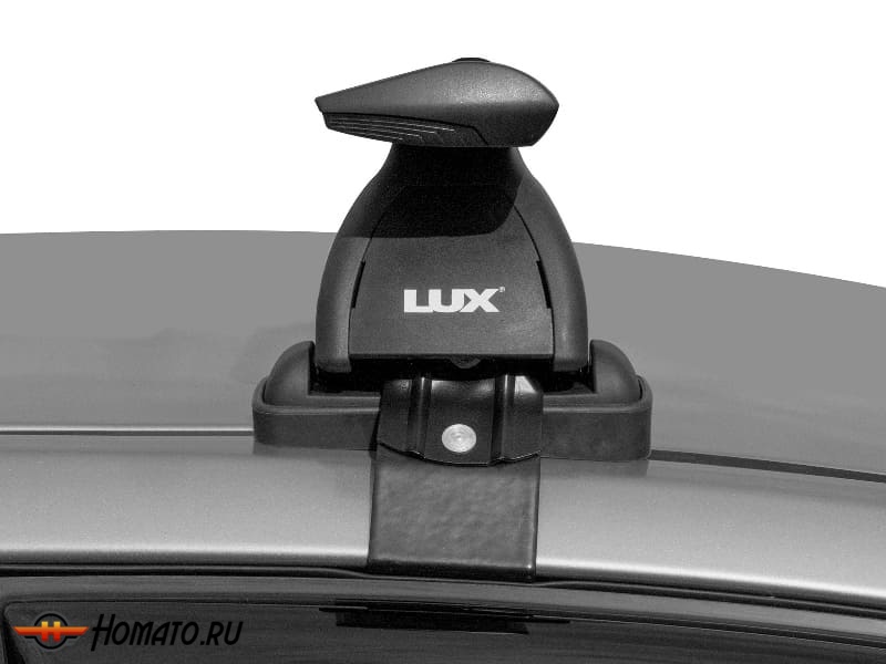 Багажник на крышу Kia Soul 2 (2014-2016) дорестайл, без рейлингов | за дверной проем | LUX БК-1