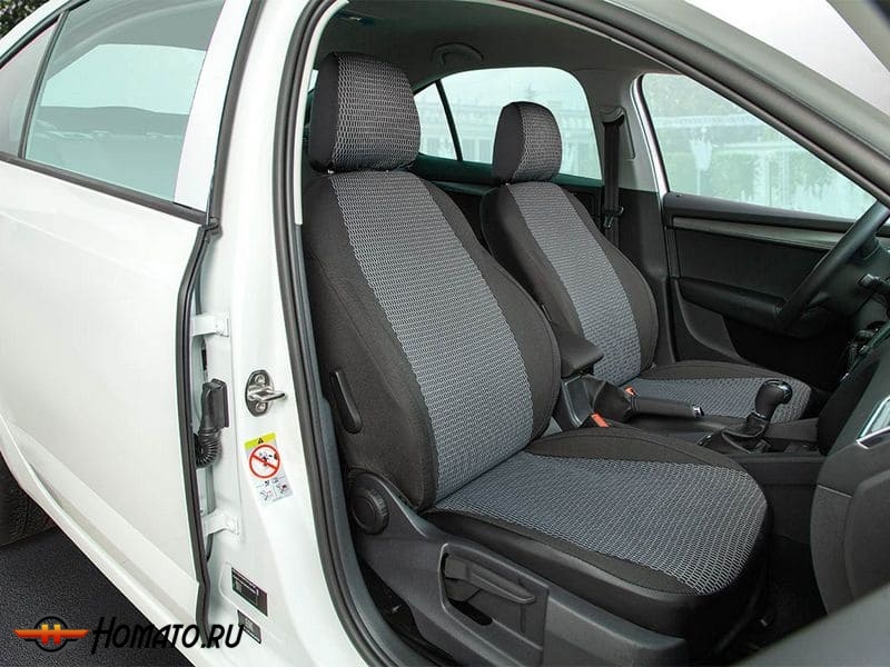 Чехлы на сиденья Nissan Qashqai II 2014- | экокожа, Seintex