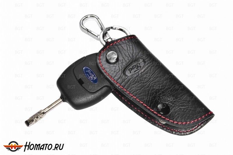 Брелок «кожаный чехол» для ключа Ford: Fiesta, Fusion, Transit «вар.1»