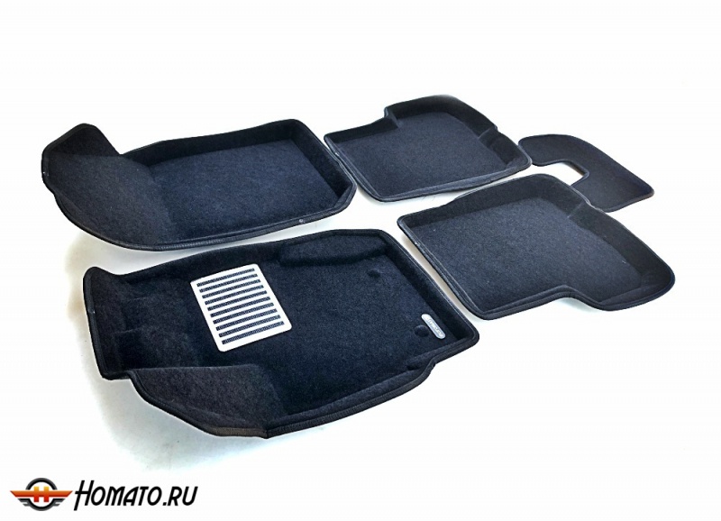 3D коврики для Nissan Terrano 2014+ | LUX: 5 слоев