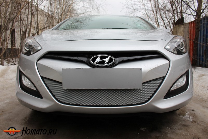 Защита радиатора для Hyundai i30 II (2012-2015) дорестайл | Стандарт