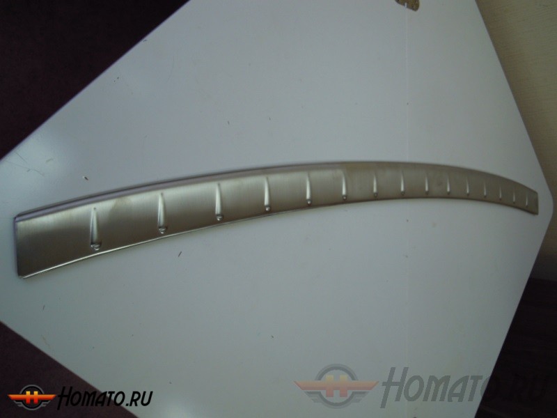 Накладка на задний бампер для SKODA Octavia 2009+ : нержавеющая сталь, (SW)