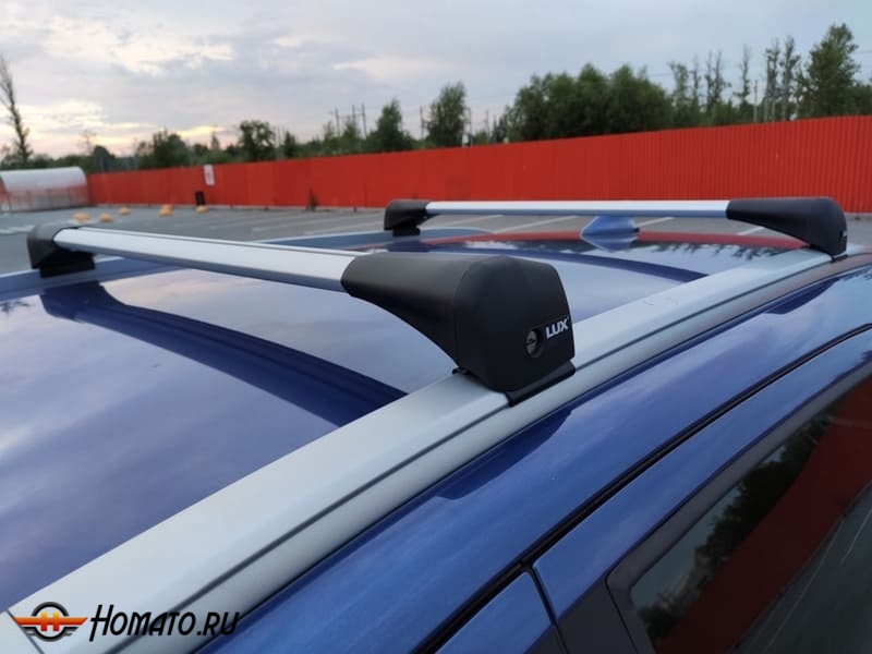 Багажник для Kia Sportage 4 (QL) 2016+/2019+ | на штатные низкие рейлинги | LUX Bridge