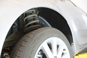 Подкрылки задние для Toyota Camry V50 2011-2014 | глянец