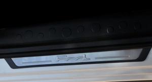 Накладки на дверные пороги, нерж, 2 части для FIAT 500