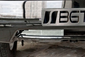 Решетка в бампер для Nissan Patrol «2010+» Тип Billet | Нижняя