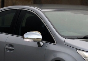 Накладки на зеркала, нерж., 2 части. Также Toyota Camry "09- для TOYOTA Avensis, Camry
