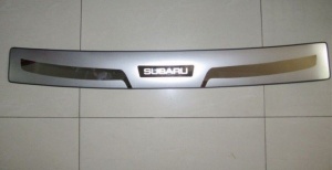 Накладка на задний бампер, нерж., с логотипом для SUBARU Legacy